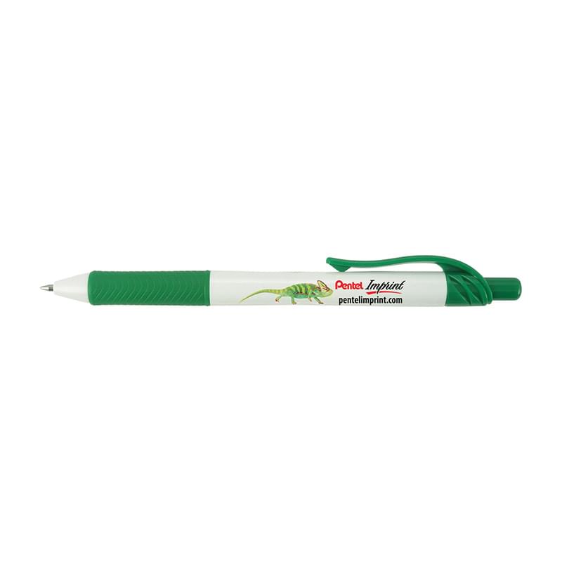 EnerGel-X&reg; White Barrel Retractable Gel Ink Pen